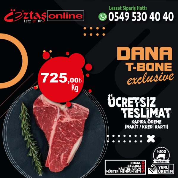 Dana Steak T-Bone ADET (500-600gr)